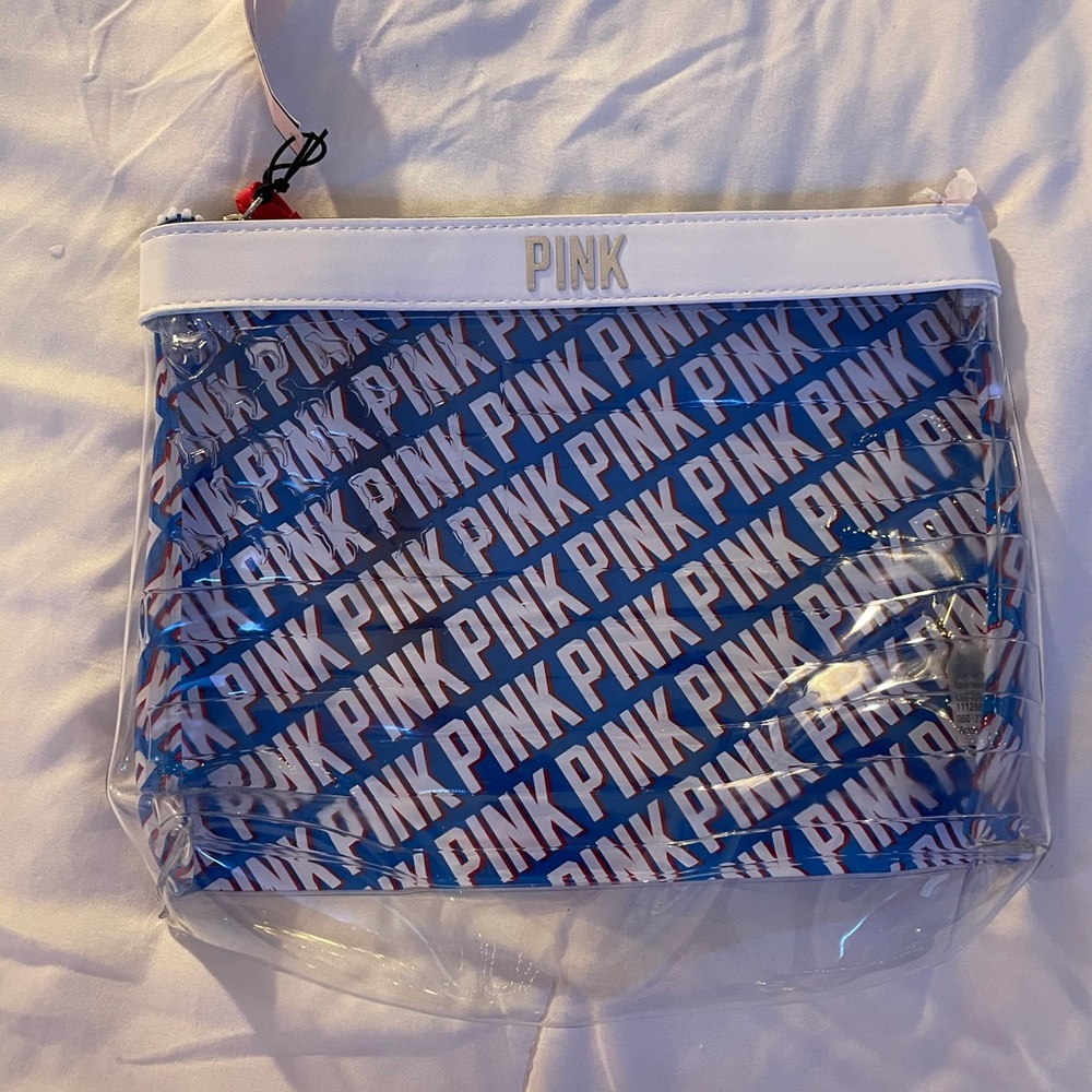 PINK victoria secret makeup bag